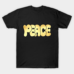 Peace gold T-Shirt